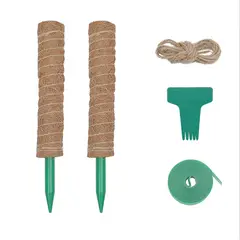 KINDA NICE - Juego De 9 Tutor De Musgo Para Plantas 41 Cm / Moss Pole