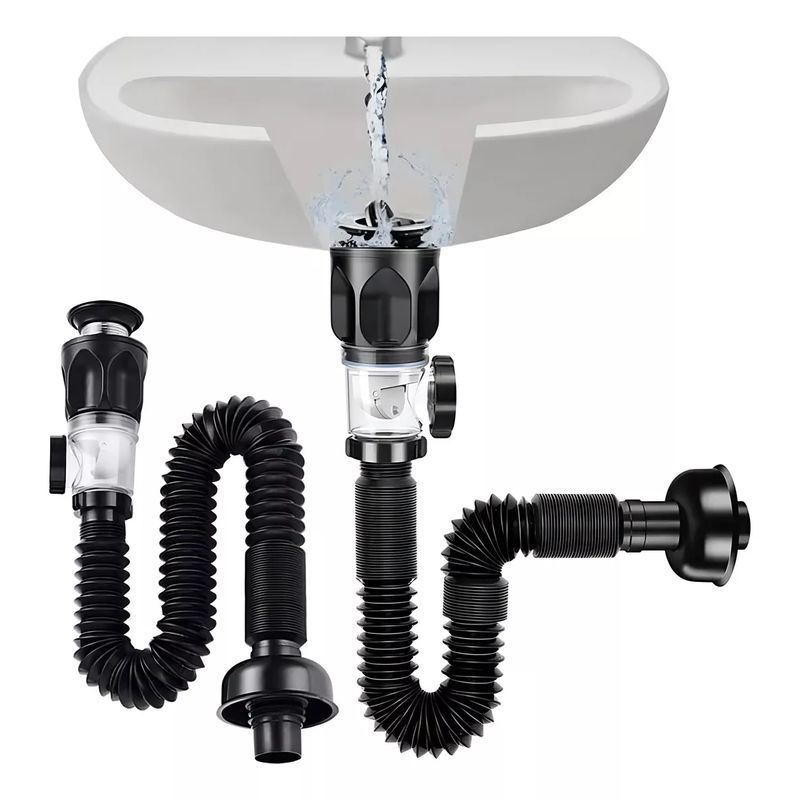 KINDA NICE - Tubo De Desagüe Fregadero Cocina Tubo De Alcantarillado