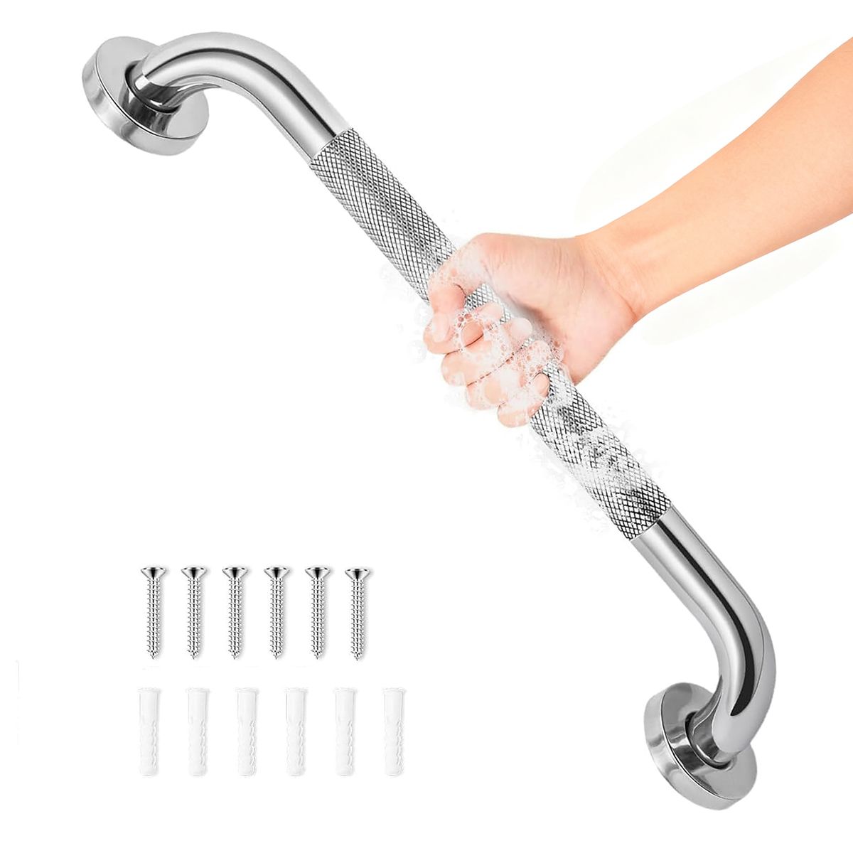 Barra De Seguridad Para Baño 60cm Para Adulto Mayor Embarazada, marca GENERICO - Foto Principal