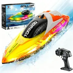 GENERICO - Lancha Deportiva Control Remoto Batería Recargable Velocidad