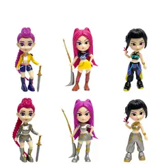 TIOZONEY - 6PCS Kpop Demon Hunters Figura Diseño Coleccion De Modelo