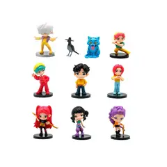 TIOZONEY - 10PCS Kpop Demon Hunters Figura Diseño Coleccion De Modelo