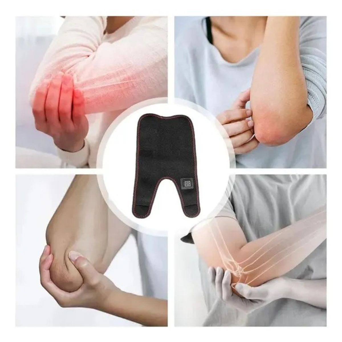 MOVI - Codera Terapéutica Dual con Calor- Con bolsillo para compresas de frío