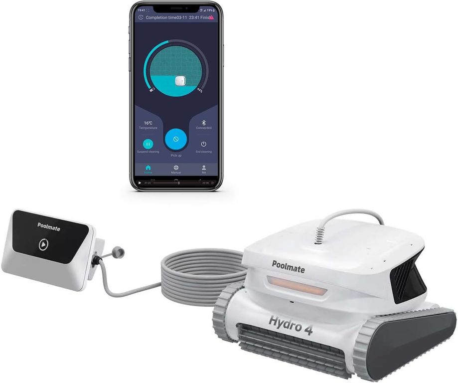ACKMAN Poolmate Hydro 4 – Robot de piscina, aspiradora de piscina para piscinas enterradas y subterráneas
