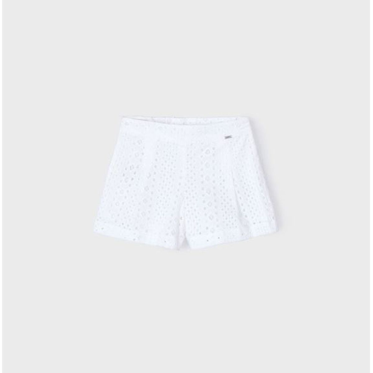 MAYORAL - Pantalón corto tela perforada niña
