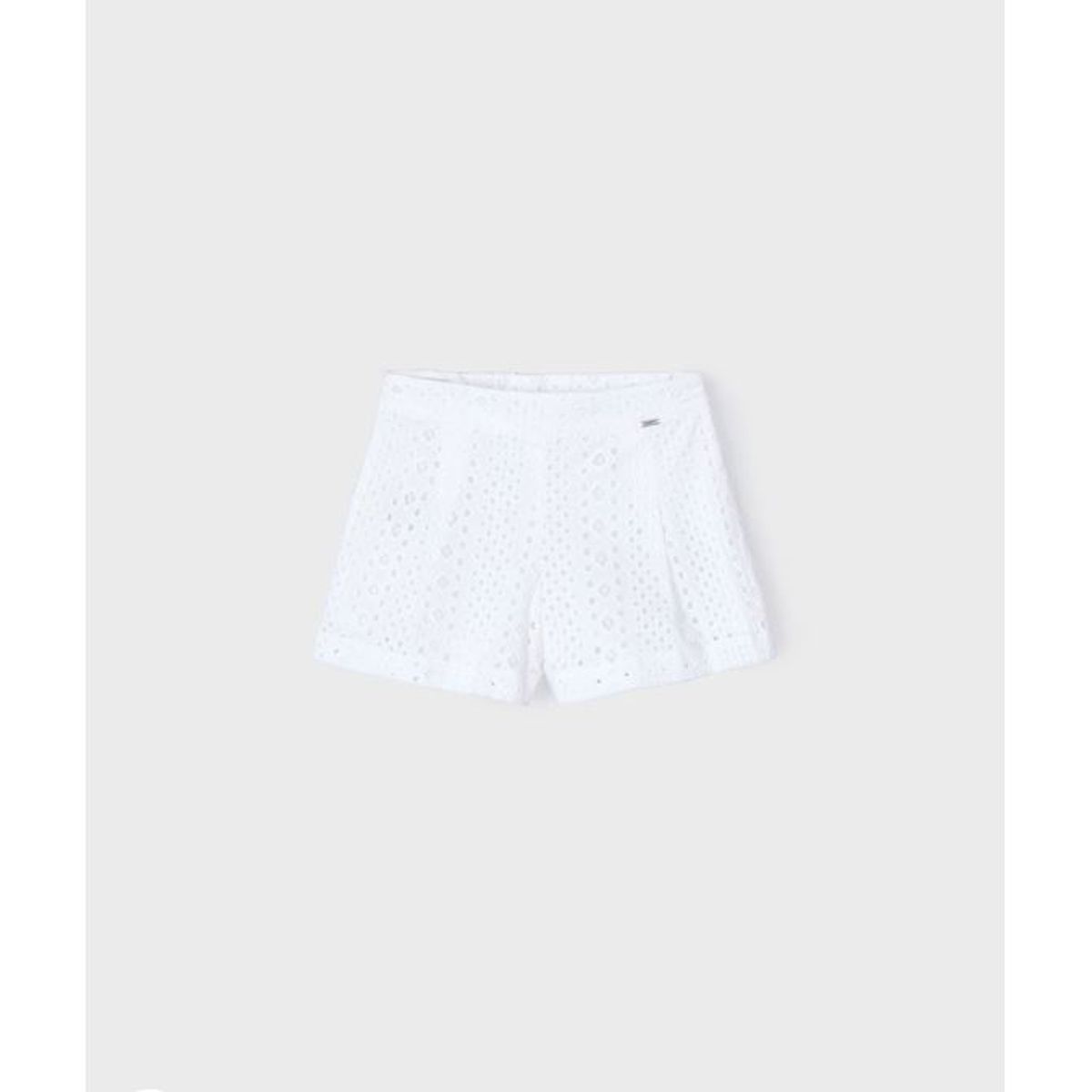 MAYORAL - Pantalón corto tela perforada niña