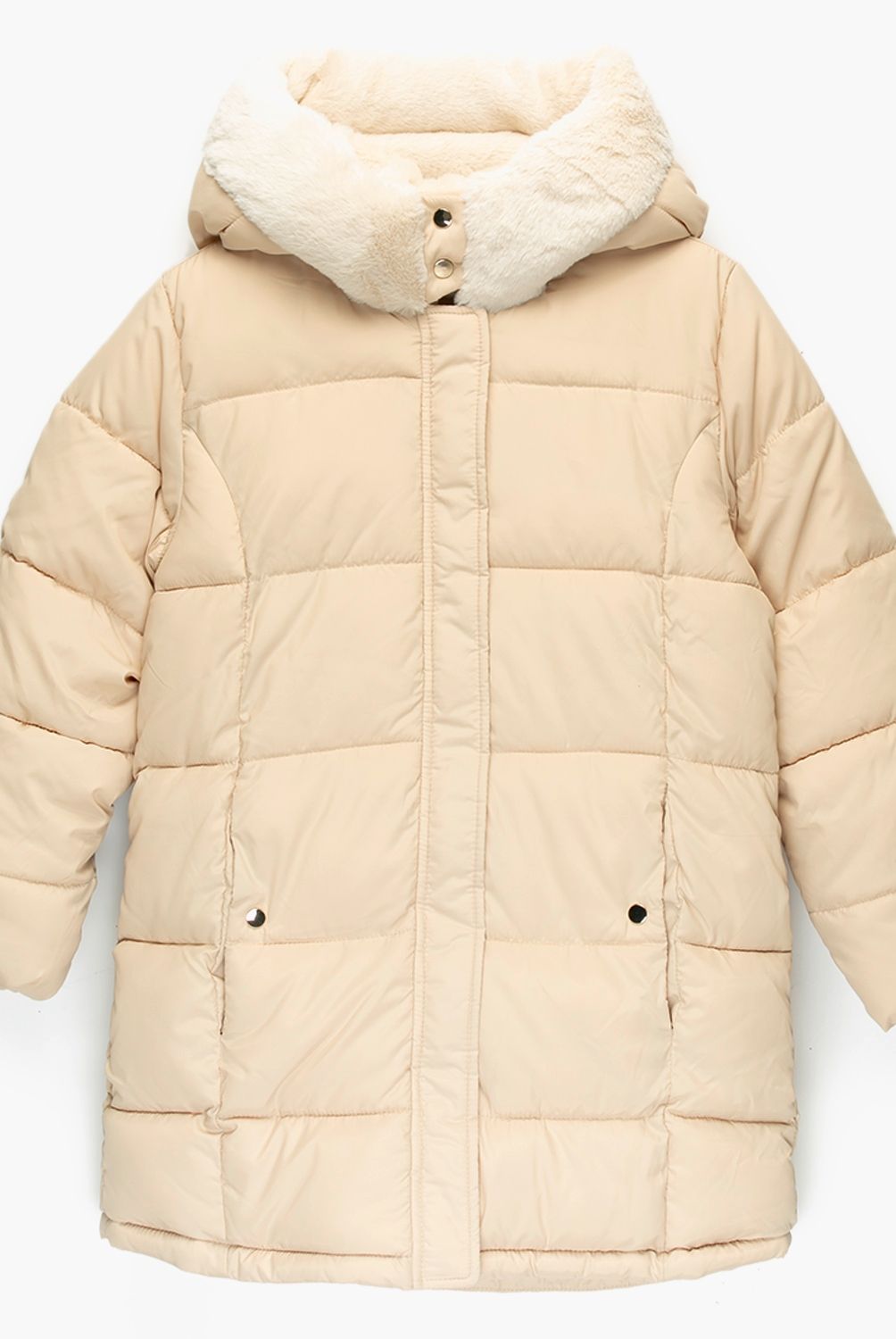 MANGO KIDS - Parka Chiporro Interior Crayon Niña