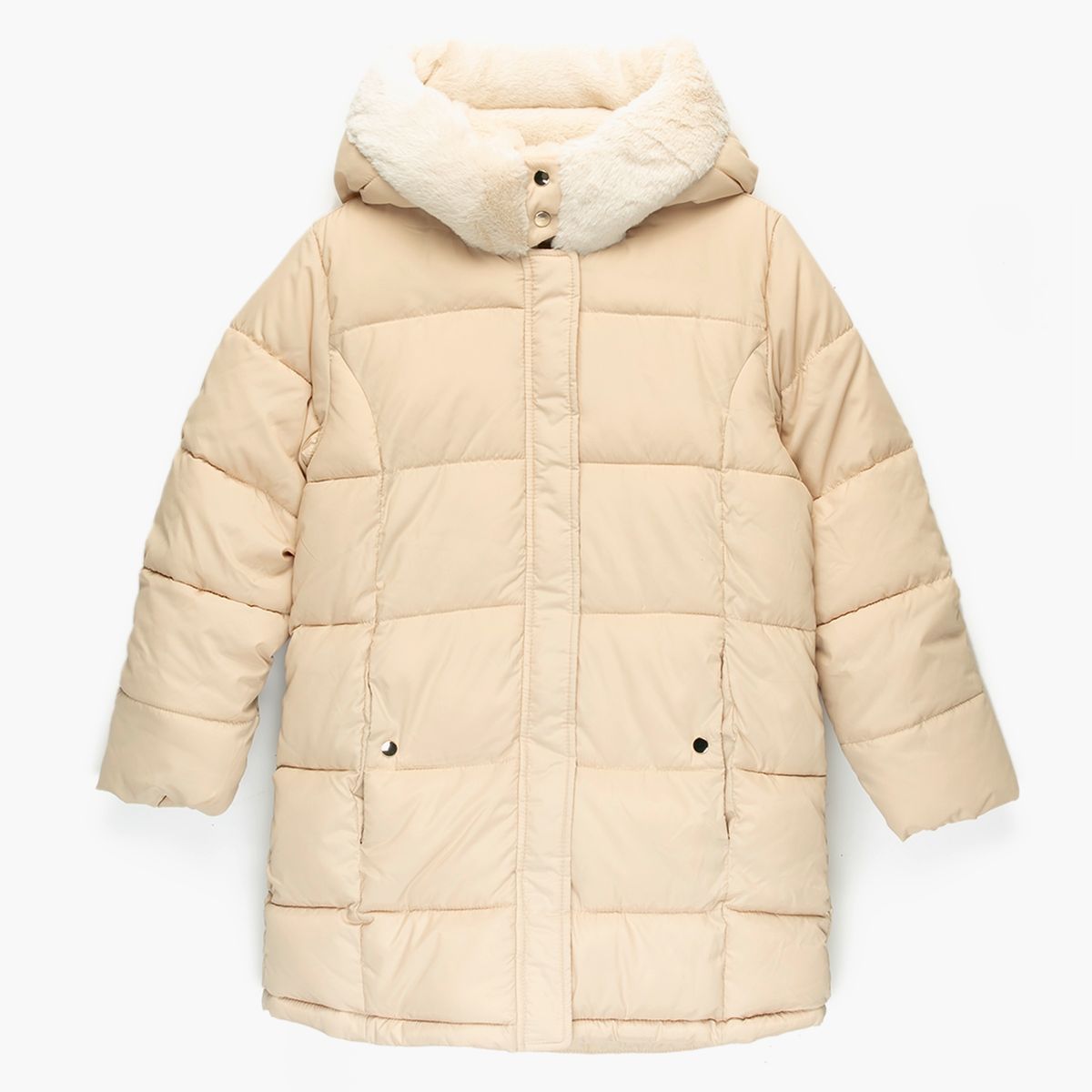 MANGO KIDS - Parka Chiporro Interior Crayon Niña