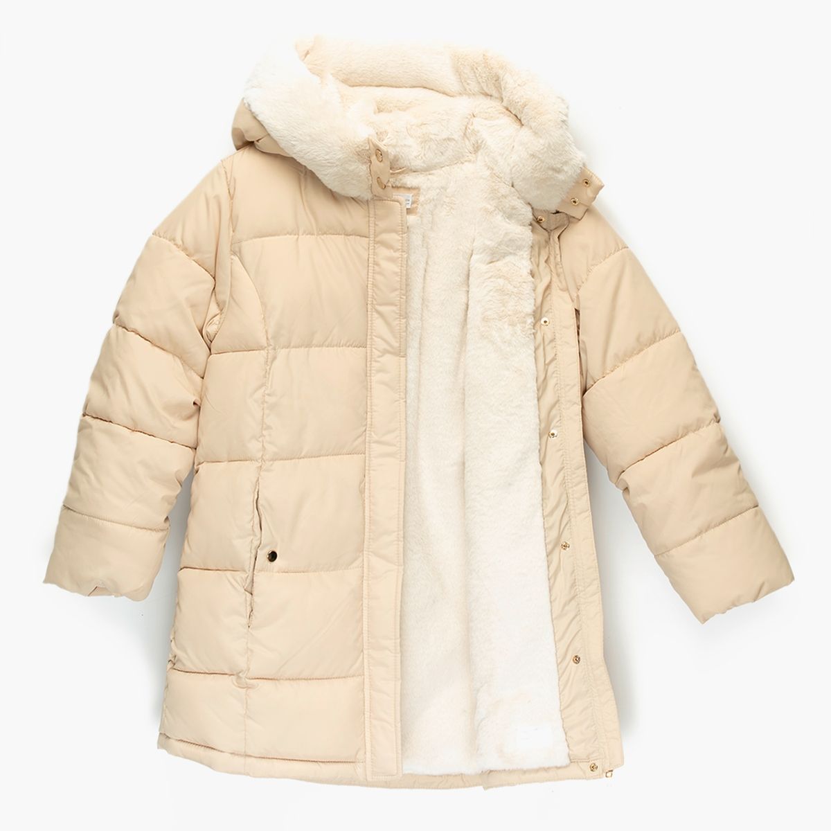 MANGO KIDS - Parka Chiporro Interior Crayon Niña