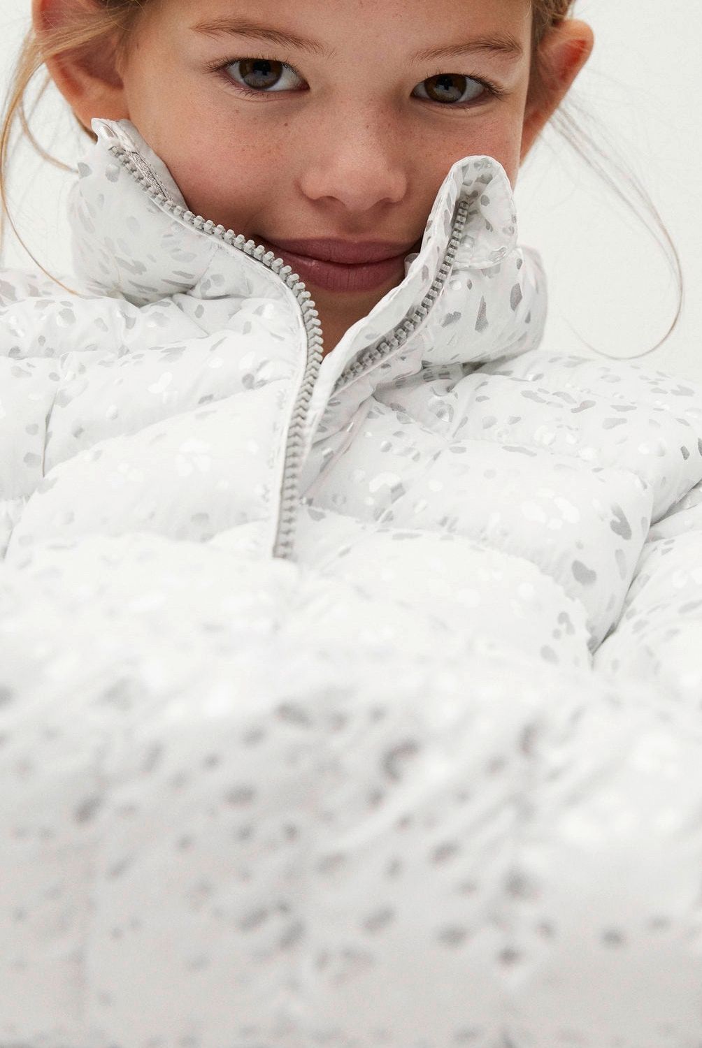 MANGO KIDS - Parka Acolchada Estampada Alip Niña