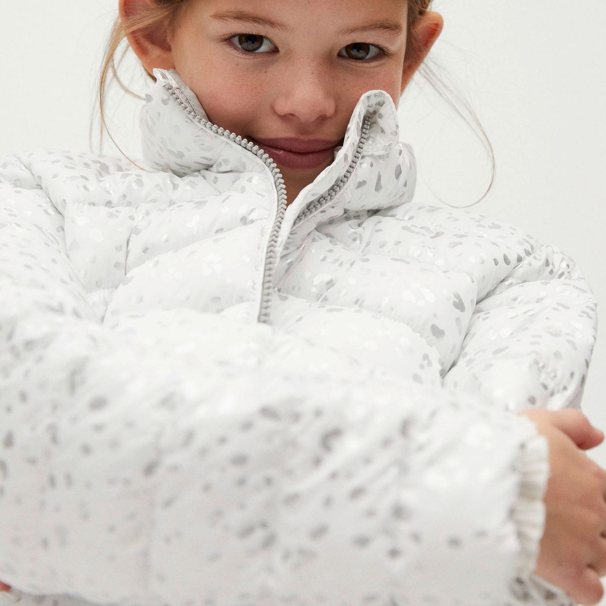 MANGO KIDS - Parka Acolchada Estampada Alip Niña