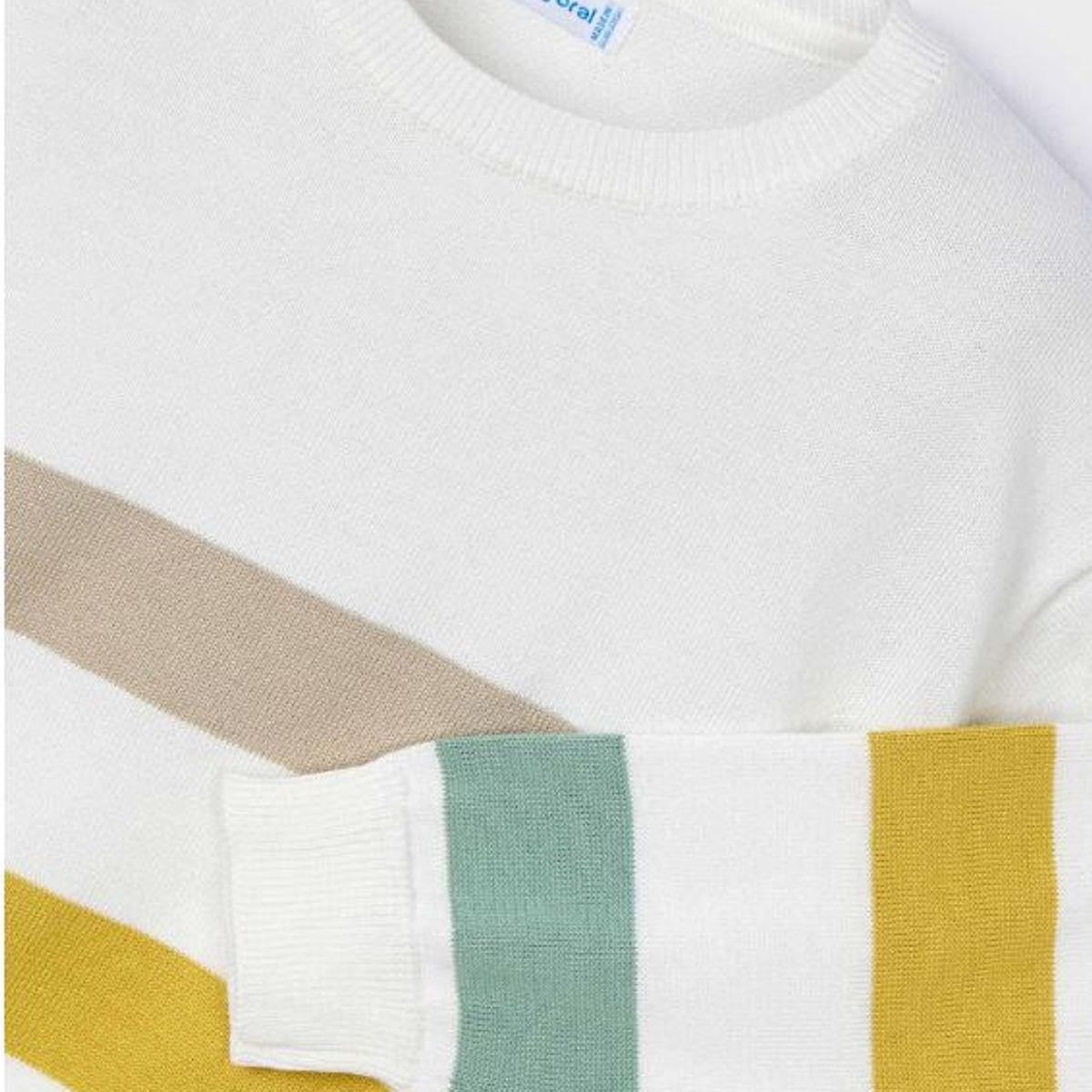 MAYORAL - Jersey manga larga con motivo de franjas