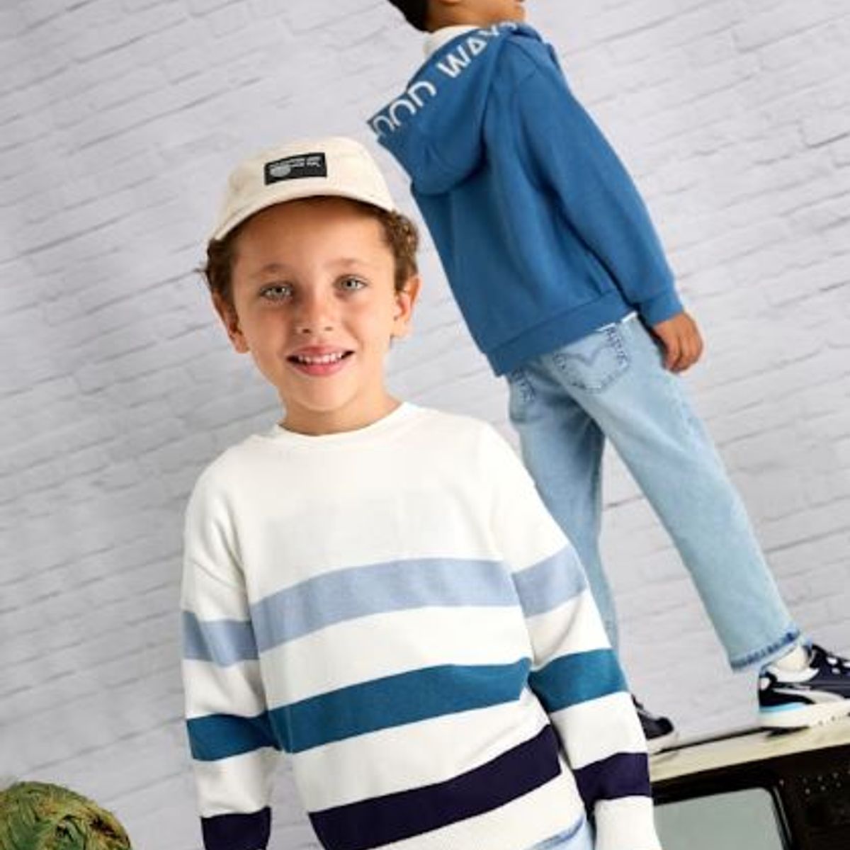 MAYORAL - Jersey manga larga con motivo de franjas