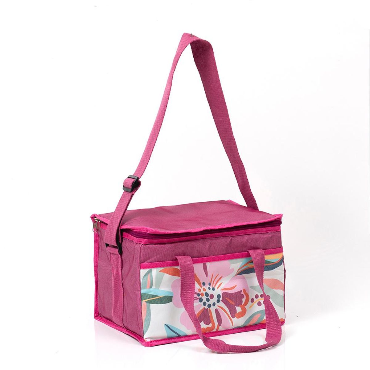 MASHINI - Bolsa Térmica Mashini Cooler Picnic Portátil 34x22x25 Flores