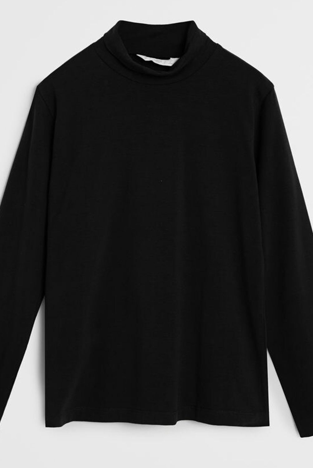 MANGO KIDS - Polera Algodón Organico Cuello Alto Turbo Niña