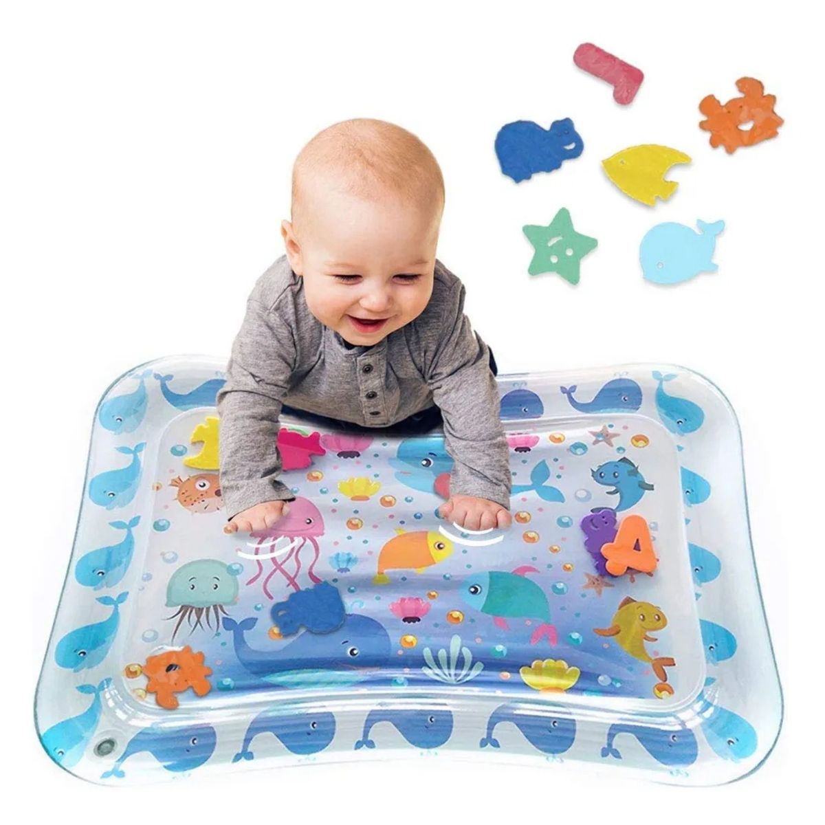 GENERICO - Alfombratapete Inflable Sensorial Acuático Para Bebés