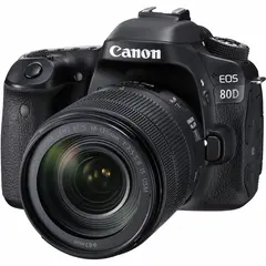 CANON - Cámara EOS 80D DSLR con lente de 18-135 mm IS USM - Segunda Mano Casi nuevo