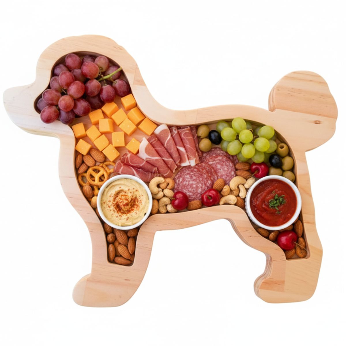 GENERICO - TABLA MADERA PICOTEO PERRITO POODLE