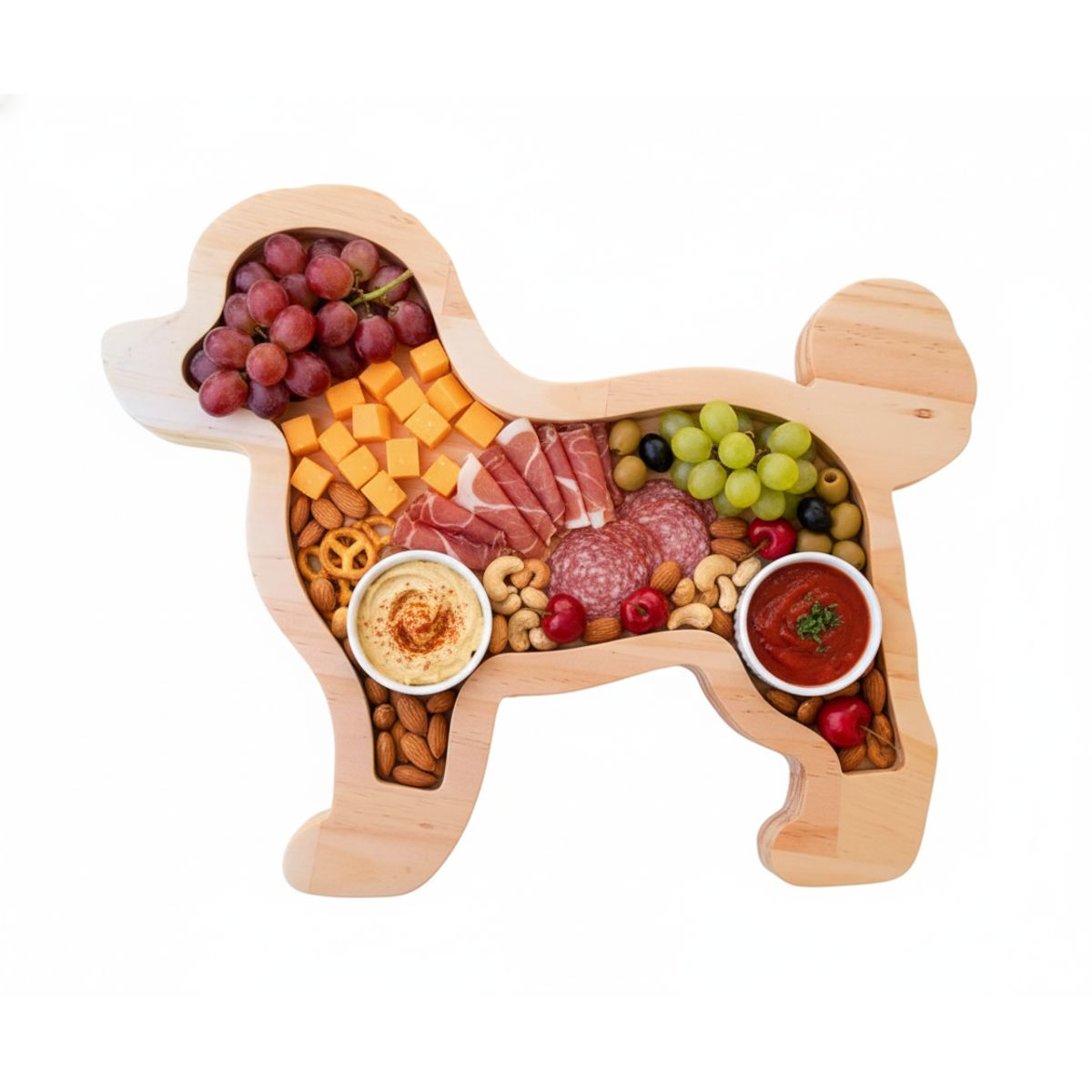 GENERICO - TABLA MADERA PICOTEO PERRITO POODLE