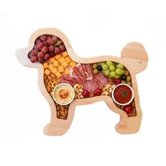 GENERICO - TABLA MADERA PICOTEO PERRITO POODLE