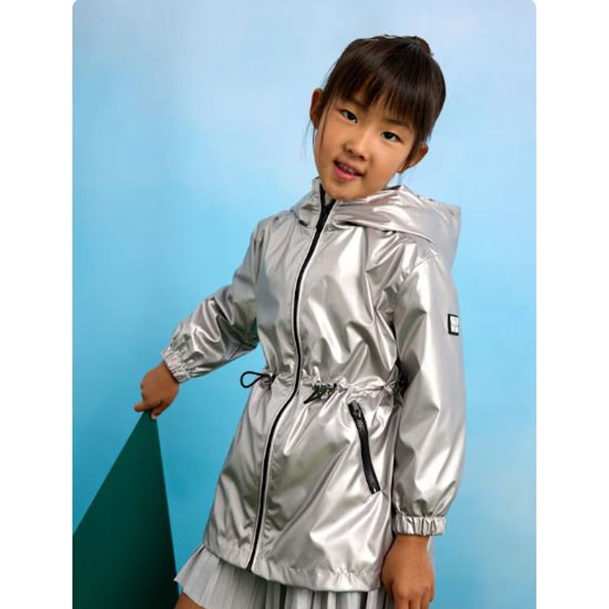 MAYORAL - Chaqueta cortavientos brillante niña