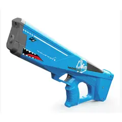 GENERICO - Pistola de Agua Automática de Alto Alcance Diseño Tiburón Azul
