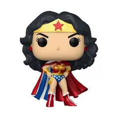 FUNKO - Pop DC – Mujer Maravilla Diamond 433 + Protector