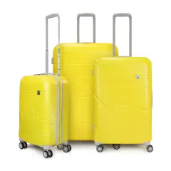 NAUTICA - Set de 3 maletas S+M+L Palermo amarillo