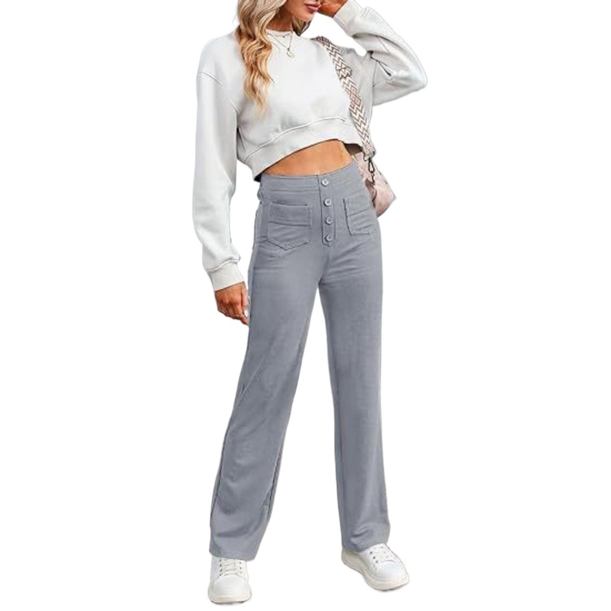 GIOIO - Pantalón de Vestir Mujer para Uso Diario Casual