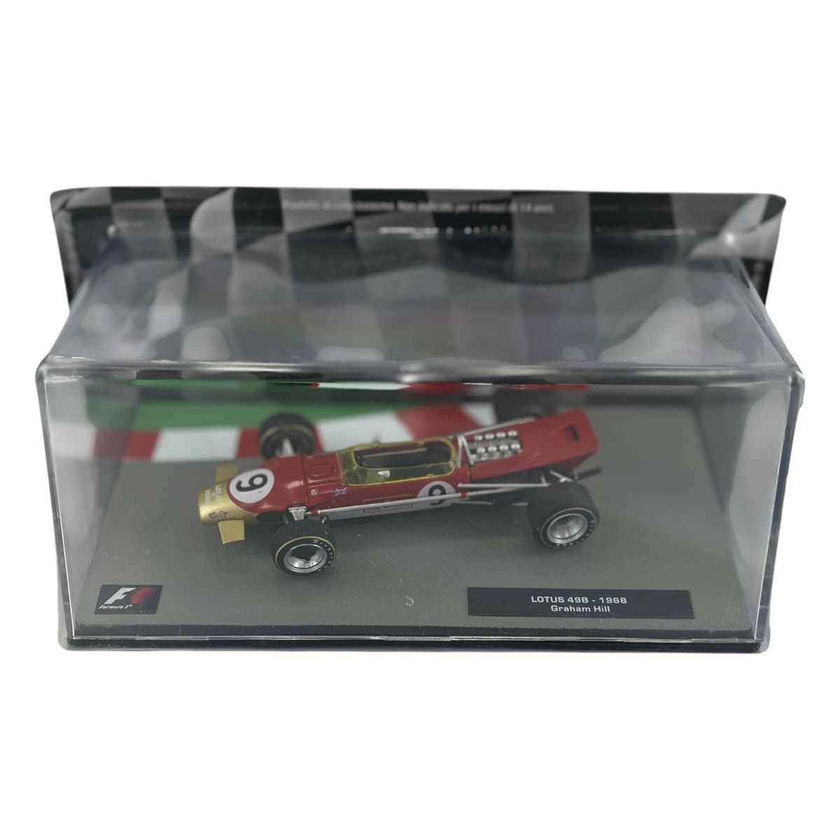 FORMULA 1 - Auto Formula 1 Lotus 49B 1968 #9 Graham Hill  Acrilica 1:43