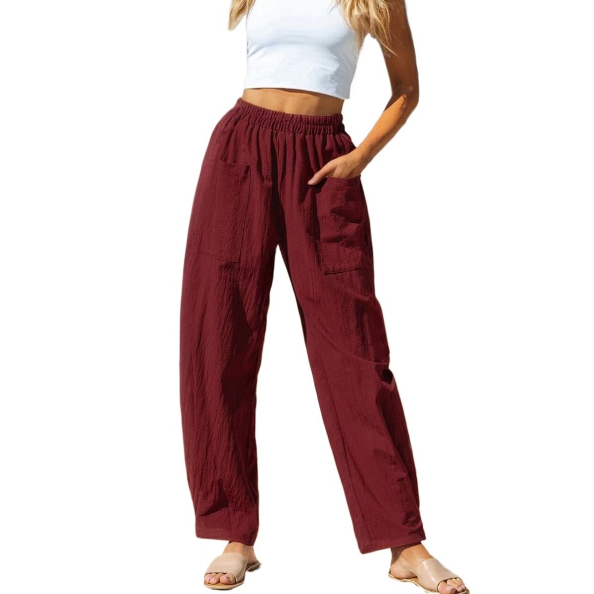 GIOIO - Pantalón de Vestir Mujer para Uso Diario Casual