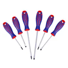 EMTOP - Set de Destornilladores De 6 Piezas Punta Philips y Paleta