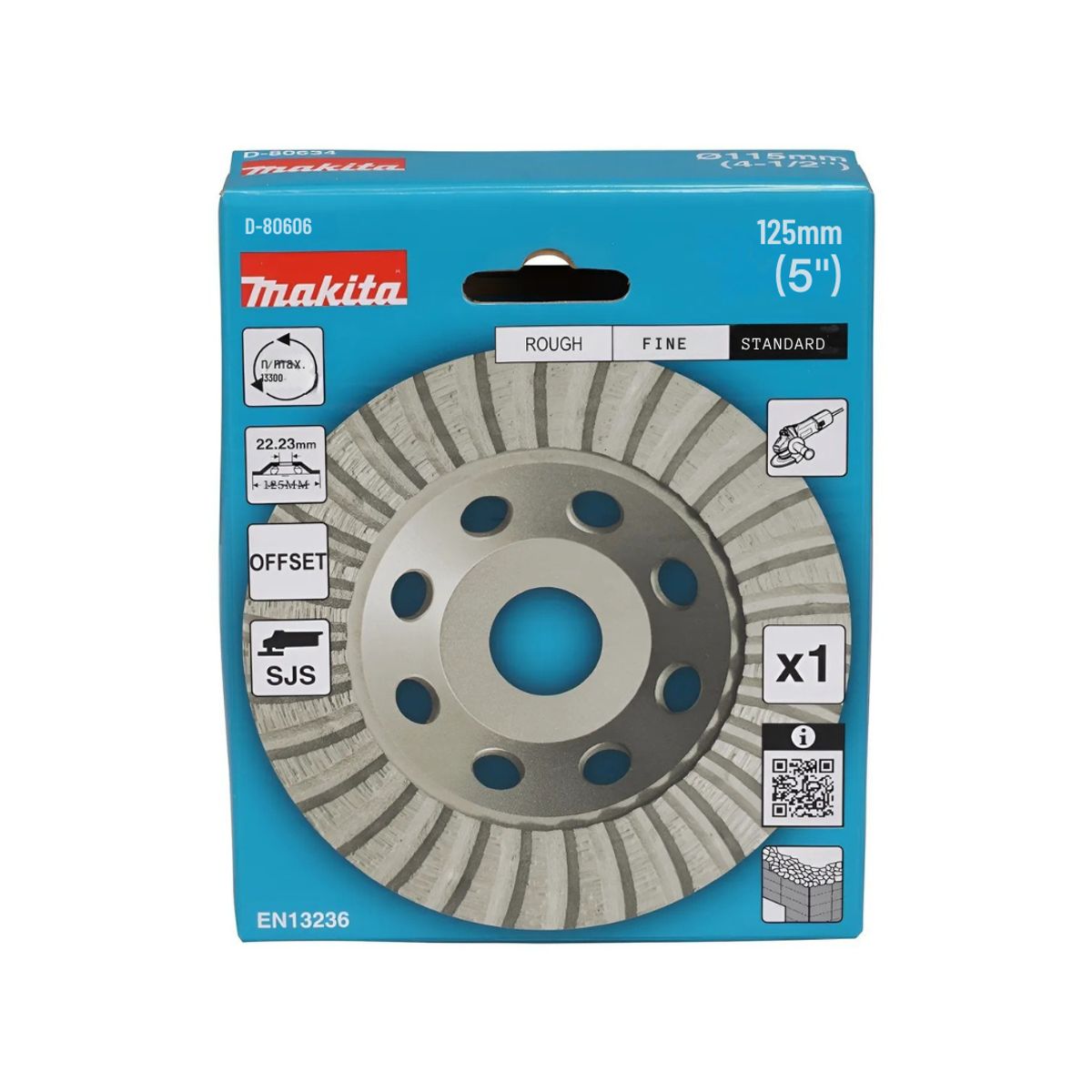 Copa Diamantada Para Concreto 125mm X 2223mm Dobsegm, marca MAKITA - Foto Principal