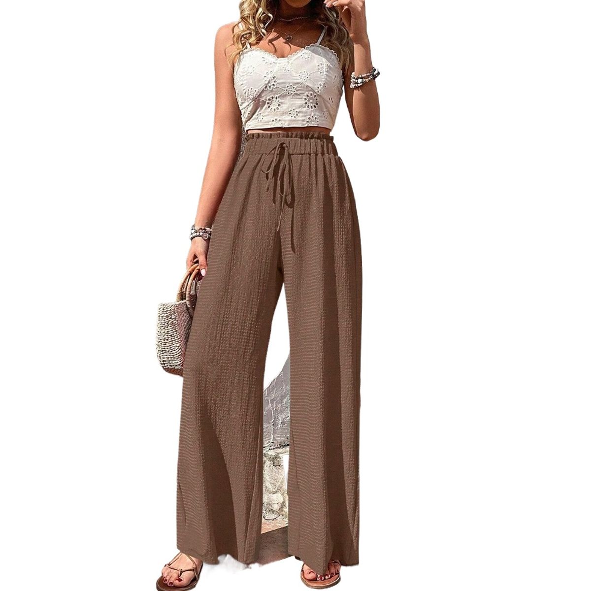 GIOIO - Pantalón de Vestir Mujer para Uso Diario Casual