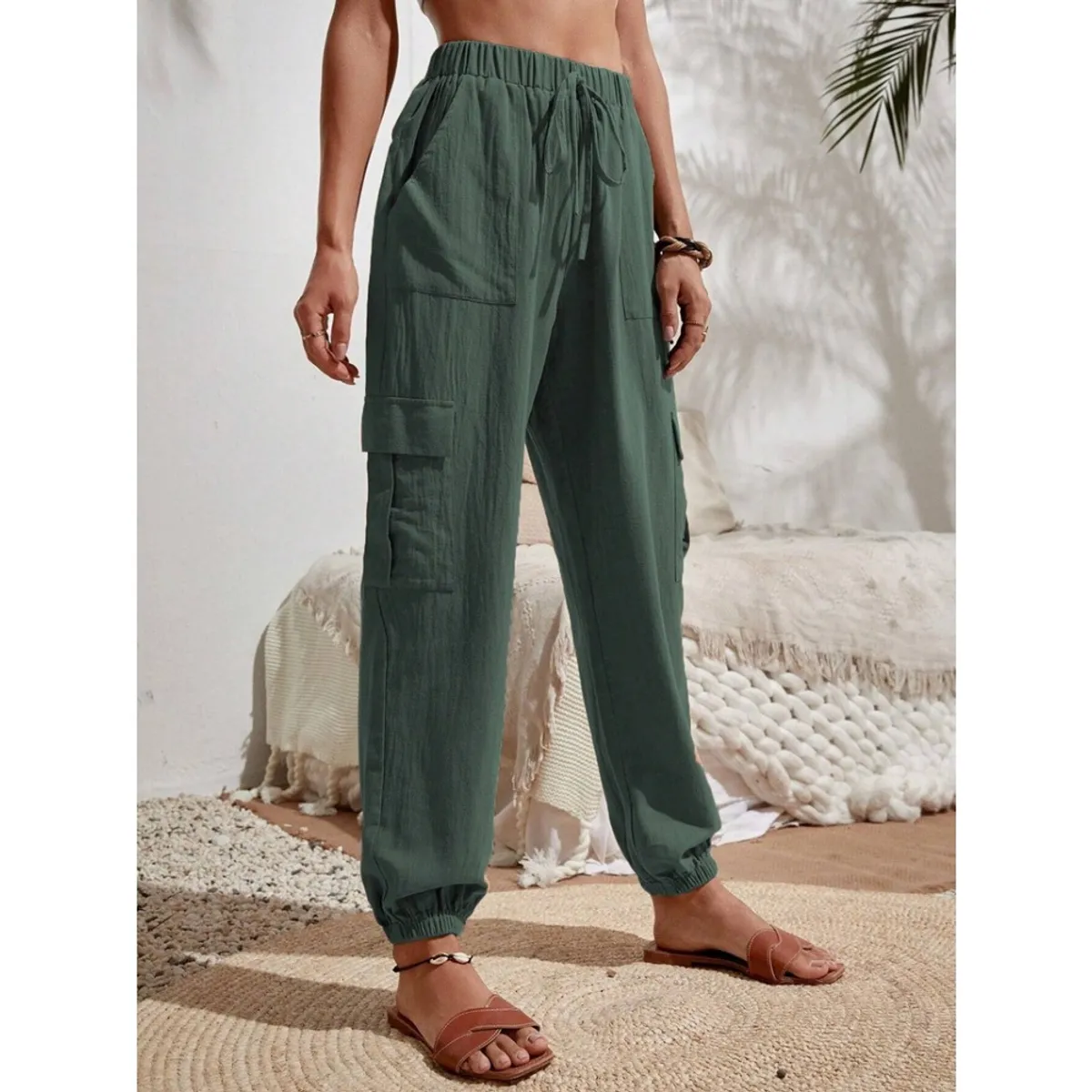 GIOIO - Pantalón de Vestir Mujer para Uso Diario Casual