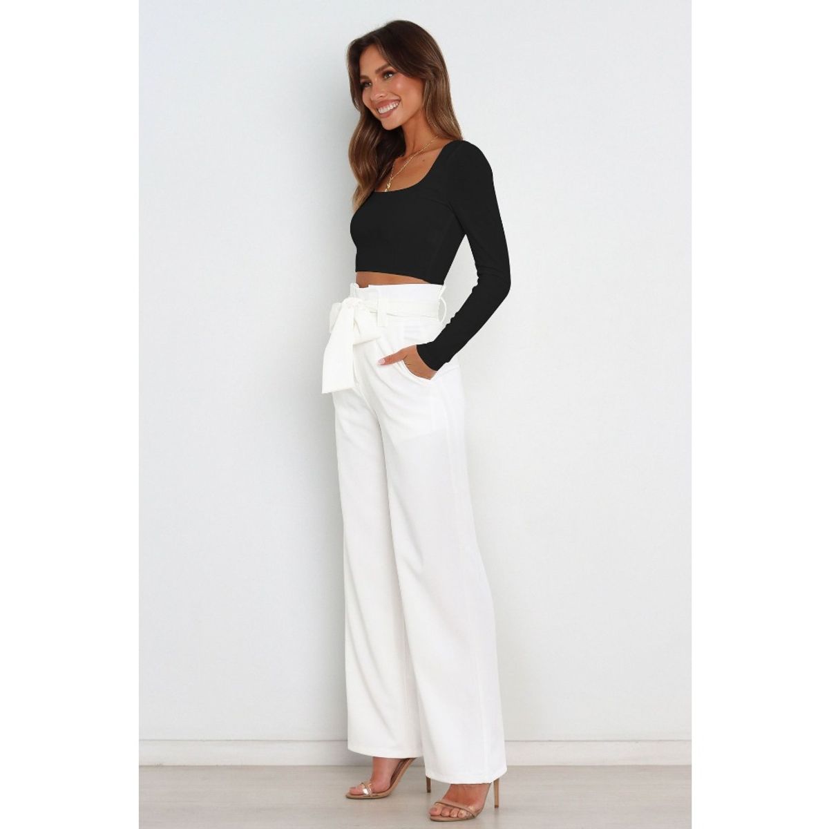 GIOIO - Pantalón de Vestir Mujer para Uso Diario Casual
