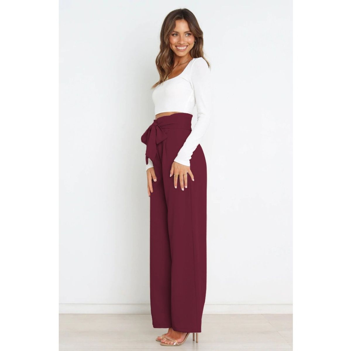 GIOIO - Pantalón de Vestir Mujer para Uso Diario Casual