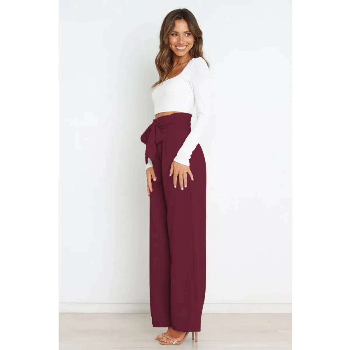 GIOIO - Pantalón de Vestir Mujer para Uso Diario Casual