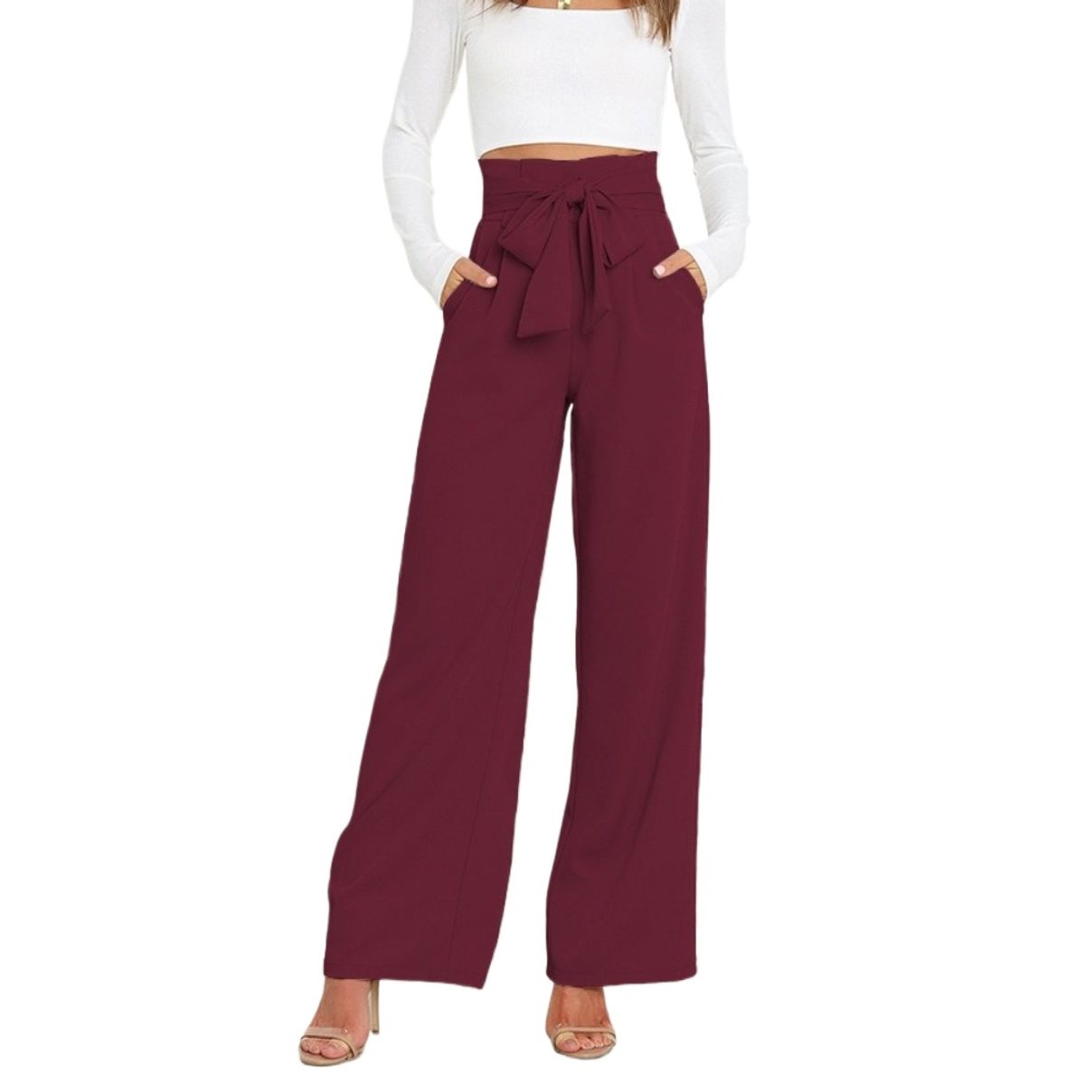 GIOIO - Pantalón de Vestir Mujer para Uso Diario Casual