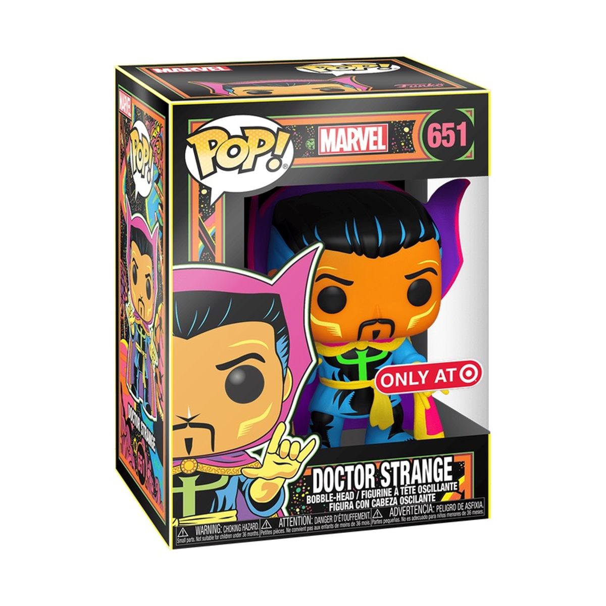FUNKO - Funko Pop Marvel – Doctor Strange 651 + Protector