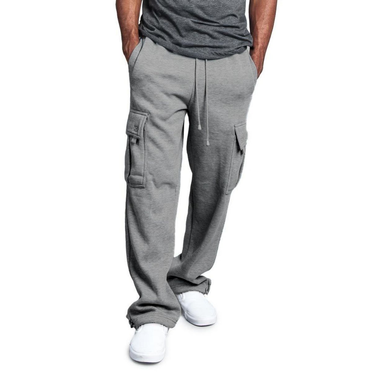 GIOIO - Pantalón Hombre Casual Clásico Cómodo Versátil