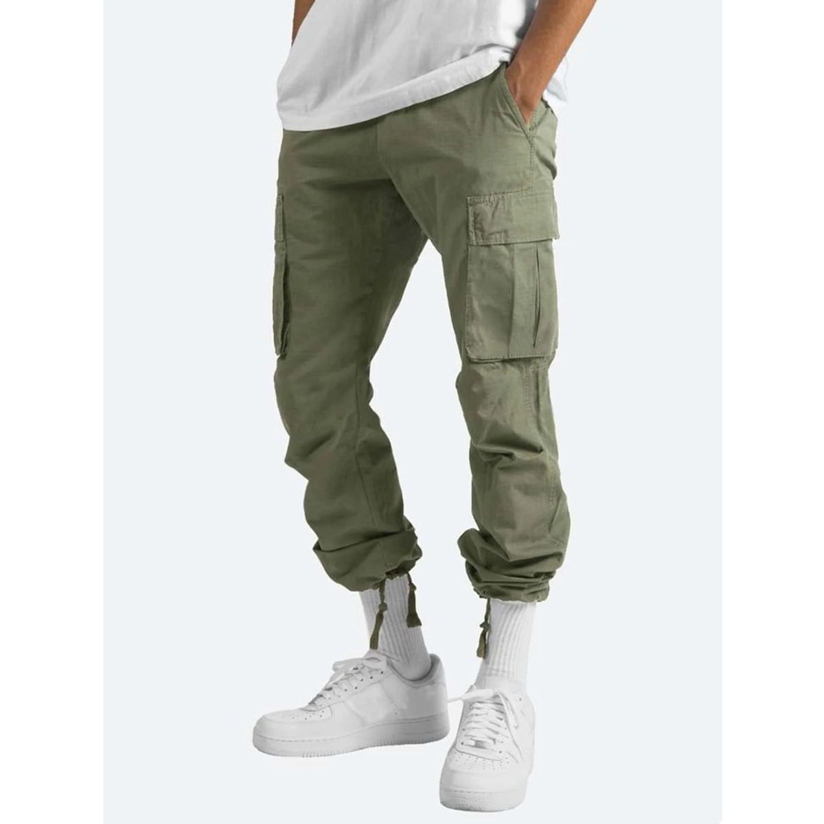 GIOIO - Pantalón Hombre Casual Clásico Cómodo Versátil
