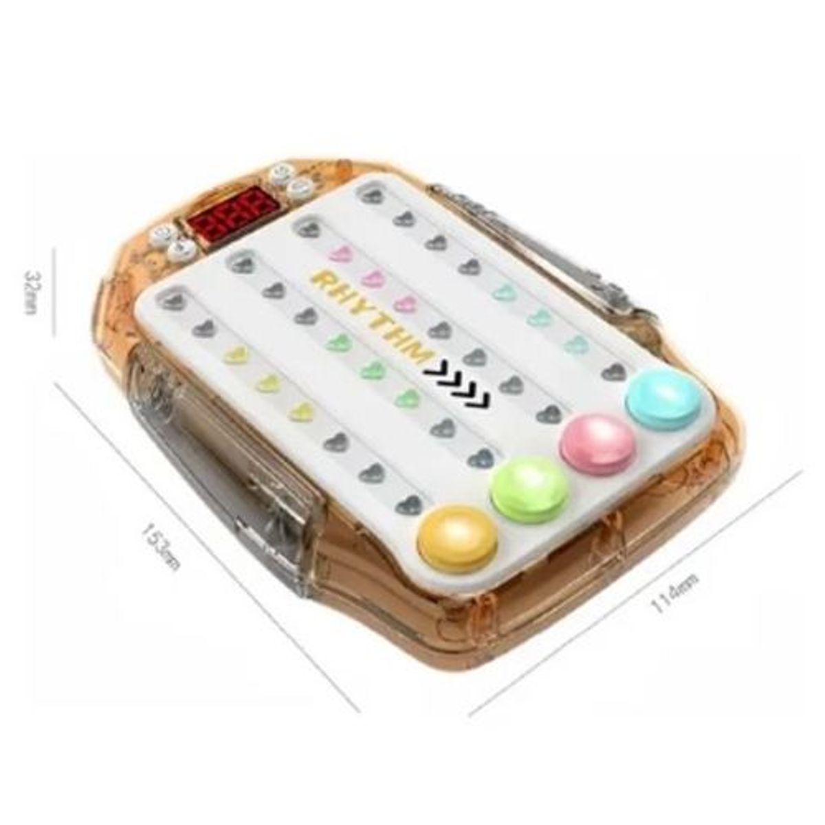 GENERICO - Juego interactivo de ritmo para la familia con luces LED y niveles de dificultad