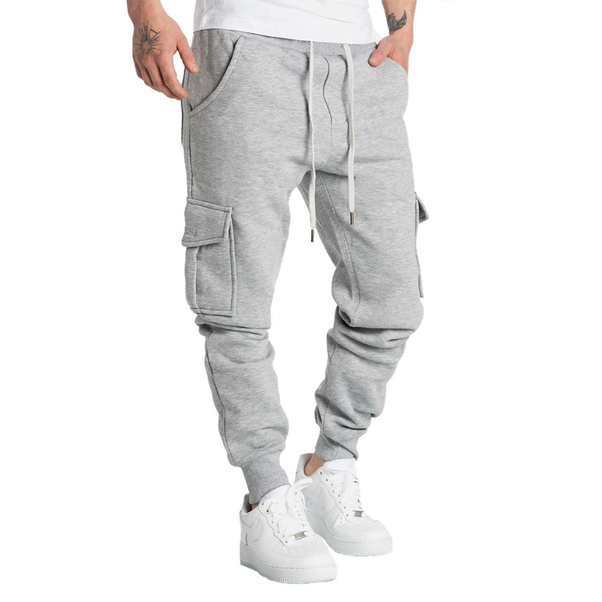 GIOIO - Pantalón Hombre Casual Clásico Cómodo Versátil