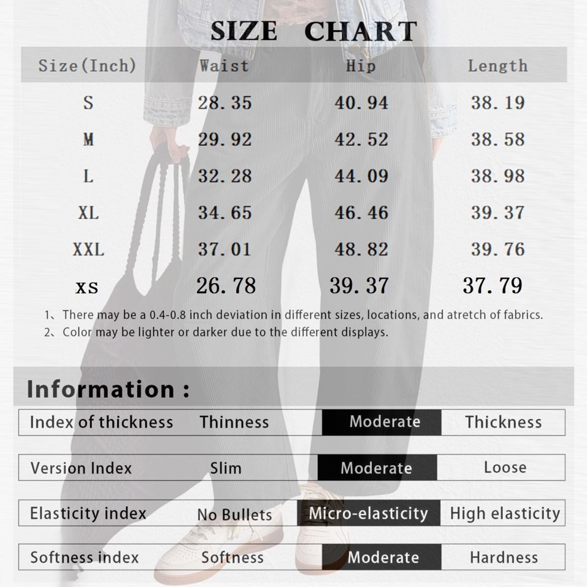 GIOIO - Pantalón de Vestir Mujer para Uso Diario Casual