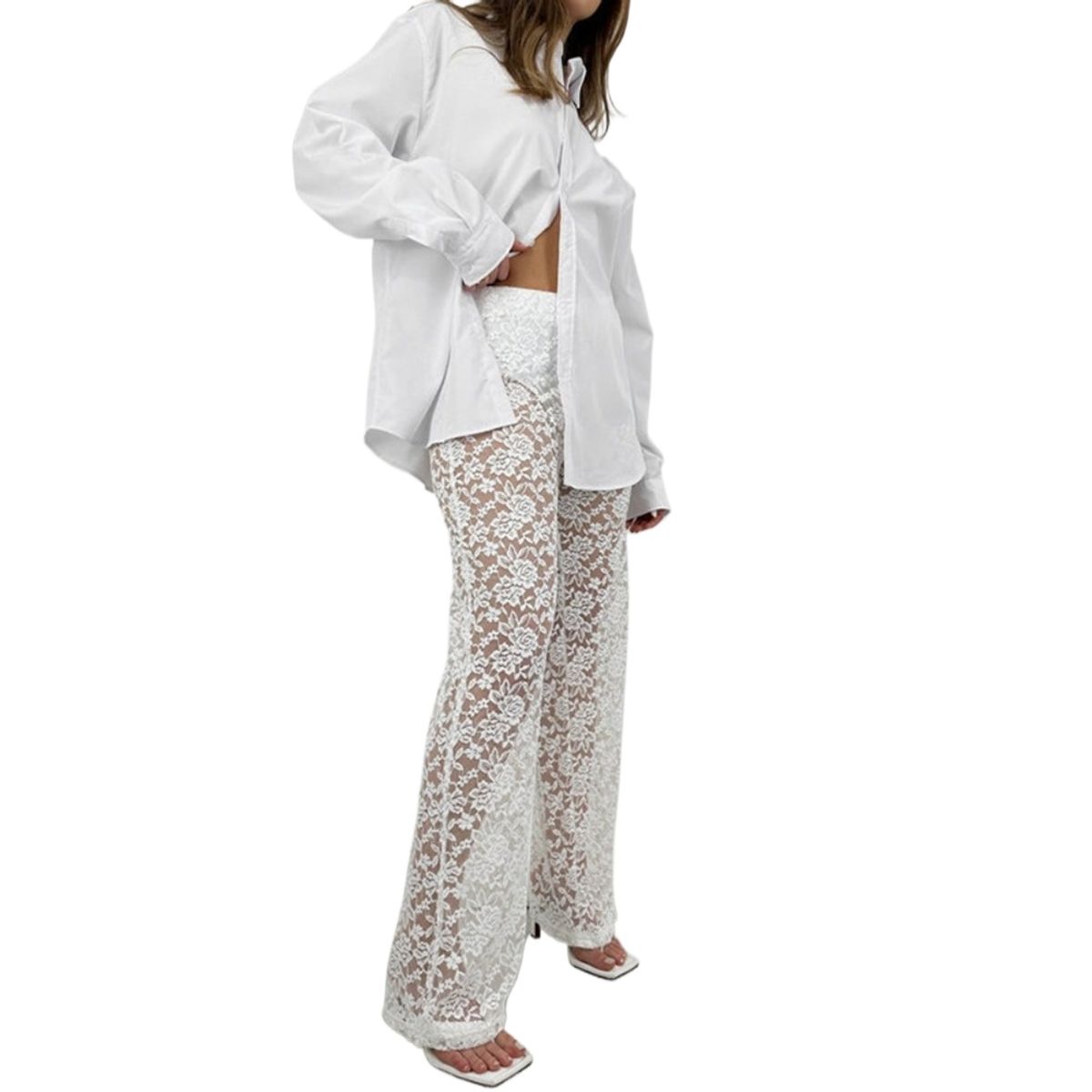 GIOIO - Pantalón de Vestir Mujer para Uso Diario Casual