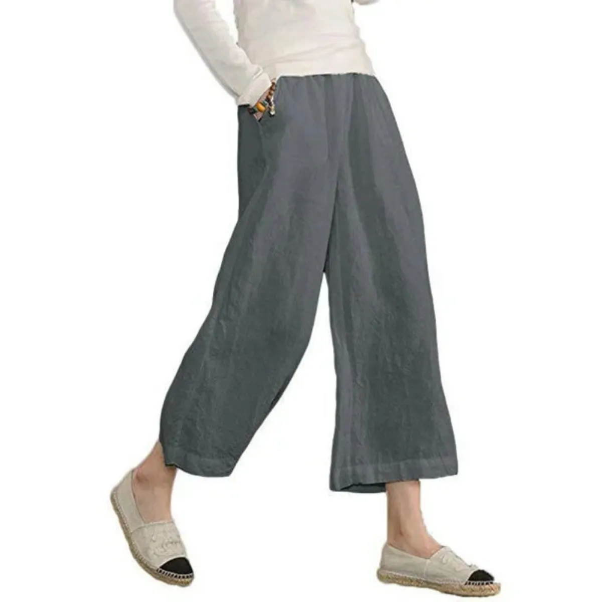 GIOIO - Pantalón de Vestir Mujer para Uso Diario Casual