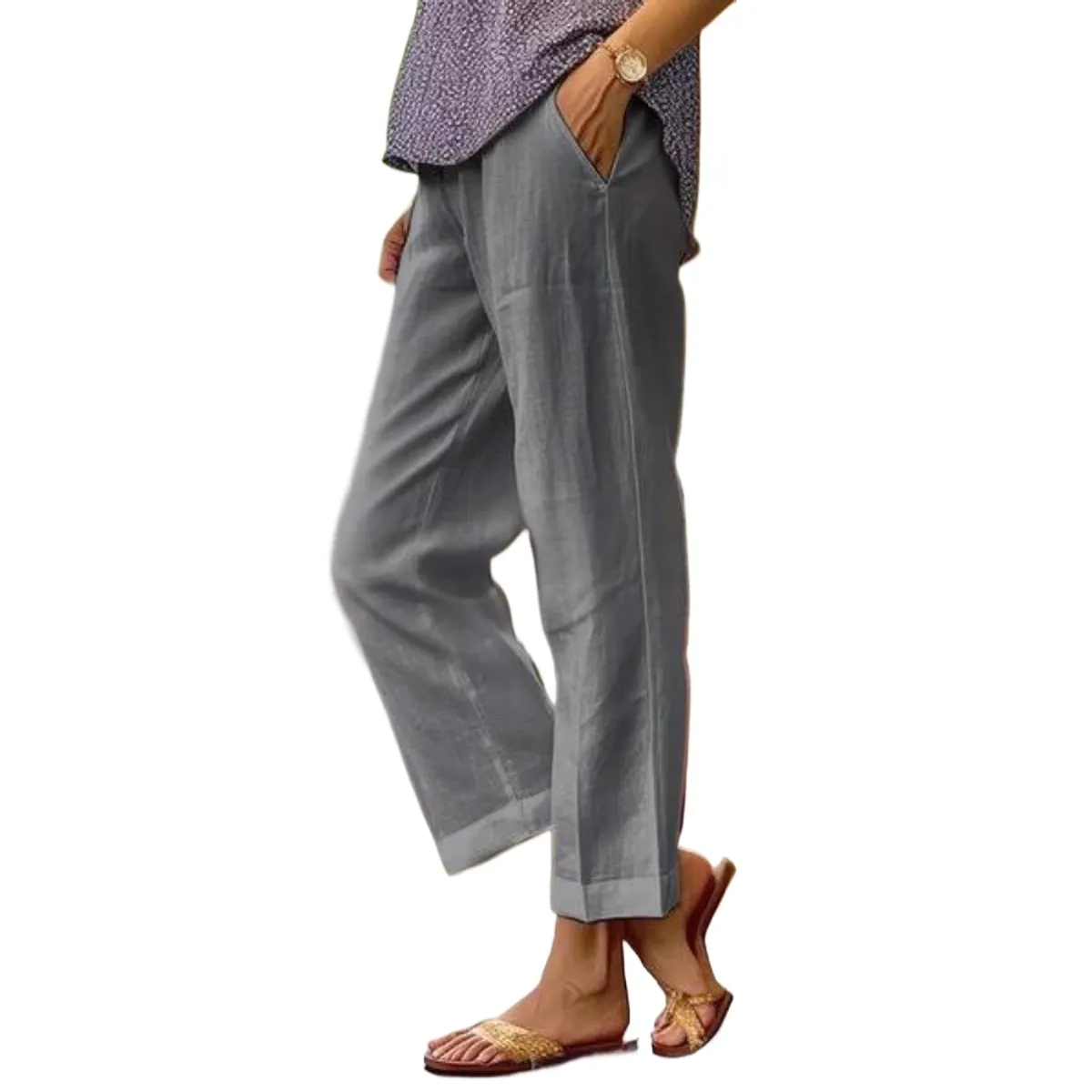 GIOIO - Pantalón de Vestir Mujer para Uso Diario Casual
