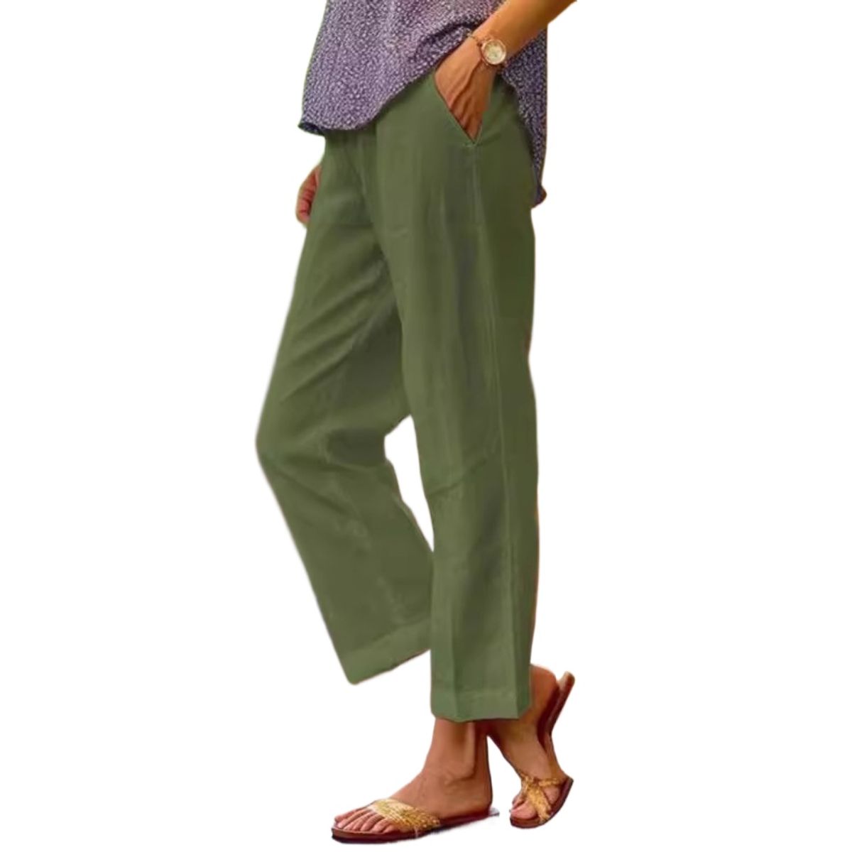 GIOIO - Pantalón de Vestir Mujer para Uso Diario Casual