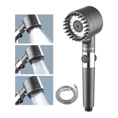 OFERTABKN - Cabezal De Ducha + Manguera De 15m Rociador Alta Presion